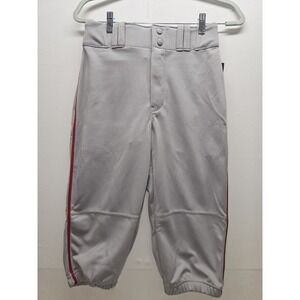 Champro Adult S Grey Red Piped Triple Crown Knicker Baseball Pants New NWT